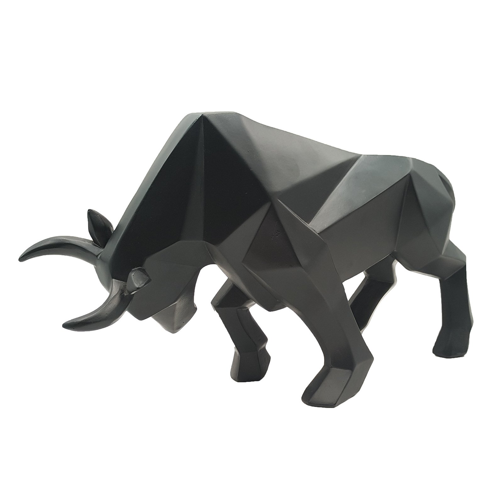 Modern Bull Home Decor Resin Sculpture for Coffee Table - Image 3